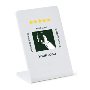 Stand NFC da tavolo Recensioni Google Custom